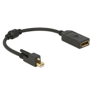 DeLOCK 62638 cavo DisplayPort 0,25 m Mini DisplayPort Nero