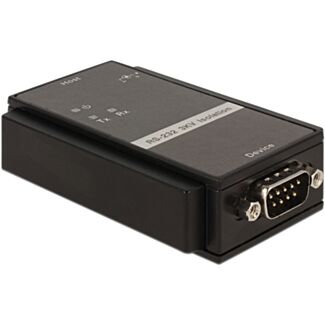 DeLOCK 62500 adattatore per inversione del genere dei cavi RS-232 Nero