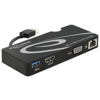 DeLOCK 62461 USB graphics adapter Black