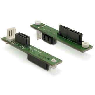 DeLOCK Adapter SATA Slimline > SATA cavo SATA SATA 7-pin SATA 7-pin + Molex (4-pin)