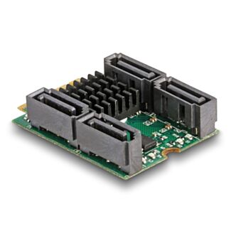 DeLOCK Convertitore M.2 chiave B+M maschio per 4 x SATA maschio con RAID e HyperDuo