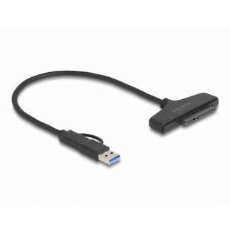 DeLOCK USB to SATA 6 Gb/s Converter with USB Type-C or USB Type-A connector