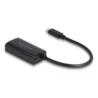 DeLOCK Adattatore USB Type-C per Gigabit LAN con porta di alimentazione 100 watt