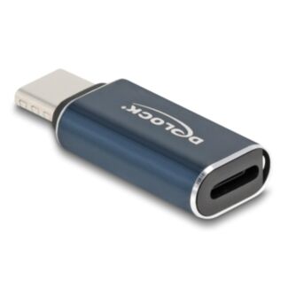 DeLOCK 60688 adattatore per inversione del genere dei cavi USB 2.0 Type-C 8 pin Lightning Antracite