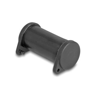 DeLOCK Copertura antipolvere DL4 per connettore maschio e femmina, silicone, 2 parti, nero set da 10 pezzi