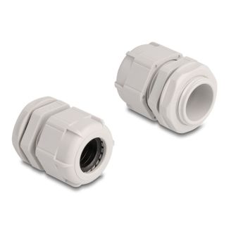 DeLOCK Cable Gland M25 10 pieces grey