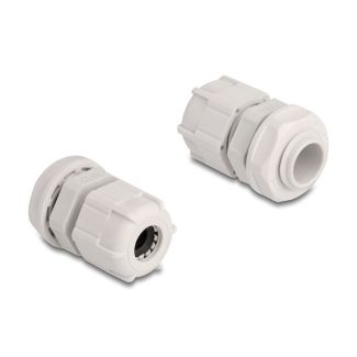 DeLOCK Cable Gland M12 10 pieces grey