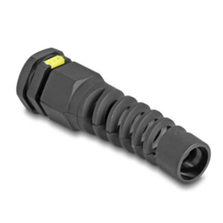 DeLOCK Pressacavo M16 con ventilazione e scarico della trazione IP68 polvere e impermeabile nero 2 pezzi