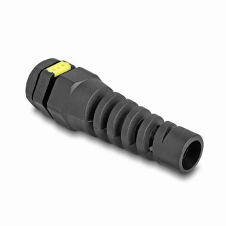 DeLOCK Cable Gland M12 with ventilation and strain relief IP68 dust and waterproof black 2 pieces