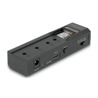 DeLOCK Convertitore USB Type-C per 1 x SSD M.2 o 1 x SATA SSD / HDD