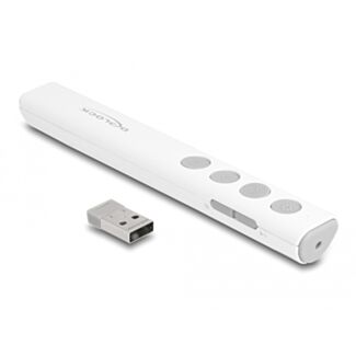 DeLOCK Presentatore Laser USB bianco