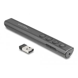 DeLOCK Presentatore Laser USB antracite