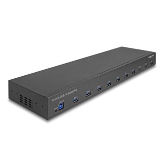 DeLOCK Hub del settore da 19″ 10 x USB 10 Gbps Tipo-A