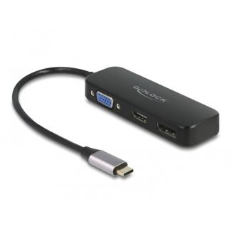 DeLOCK USB Type-C Adapter to VGA / HDMI / DisplayPort 4K 60 Hz