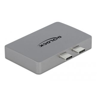 DeLOCK Doppio adattatore HDMI con 4K 60 Hz e PD 3.0 per MacBook