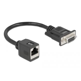 DeLOCK Adattatore seriale per estendere il cavo da DB9 femmina a RJ45 femmina