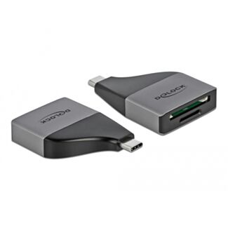 DeLOCK Lettore di schede USB Type-C per schede di memoria SD / MMC + Micro SD – design compatto