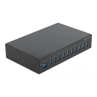 DeLOCK Hub del settore da 10″ 10 x USB 3.2 Gen 1 Tipo-A