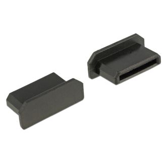 DeLOCK 64028 socket safety cover HDMI mini-C Black 10 pc(s)