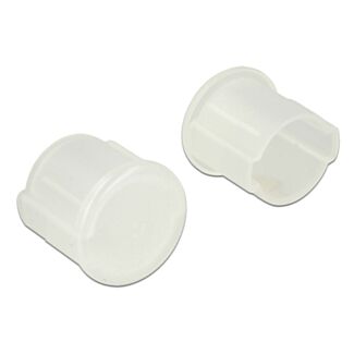 DeLOCK 64022 Copertura di sicurezza per presa elettrica BNC Trasparente 10 pz