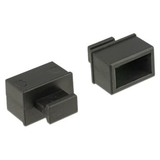 DeLOCK 64021 socket safety cover Black 10 pc(s)