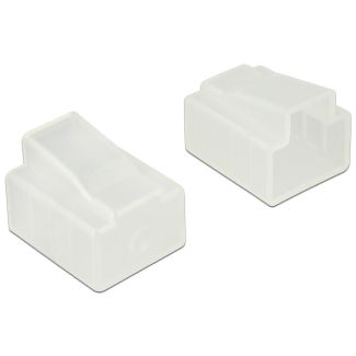 DeLOCK 64016 socket safety cover RJ-45 Transparent 10 pc(s)