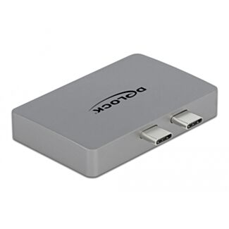 DeLOCK Doppio adattatore DisplayPort con 4K 60 Hz e PD 3.0 per MacBook