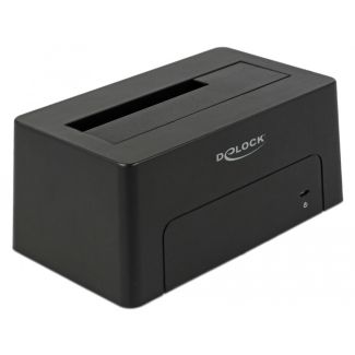 DeLOCK 63958 storage drive docking station USB 3.2 Gen 2 (3.1 Gen 2) Type-C Black