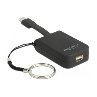 DeLOCK 63939 cavo e adattatore video 0,03 m USB tipo-C mini DisplayPort Nero