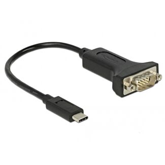 DeLOCK 63908 cavo seriale Nero 0,15 m DB-9