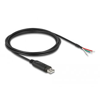 DeLOCK Cavo adattatore da USB 2.0 Type-A a seriale RS-485 con 3 estremità di filo aperto 2 m