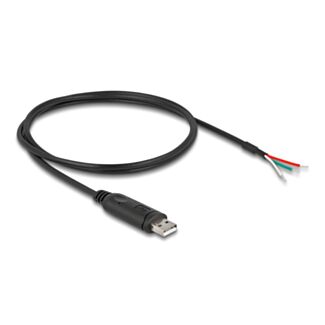 DeLOCK Cavo adattatore da USB 2.0 Type-A a seriale RS-485 con 3 estremità di filo aperto 1 m