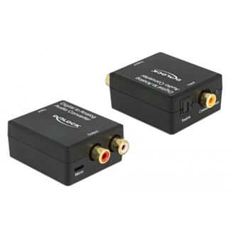 DeLOCK 63477 convertitore audio Nero