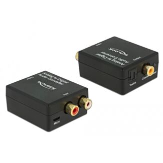 DeLOCK 63468 convertitore audio Nero
