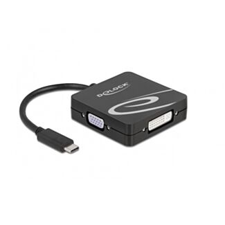 DeLOCK Adattatore USB Type-C per monitor VGA, DVI, HDMI o DisplayPort