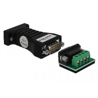 DeLOCK 62919 cable gender changer RS-232 RS-485 Black