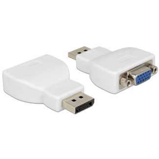 DeLOCK 65568 cable gender changer DisplayPort VGA White