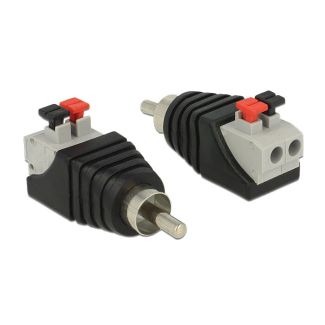 DeLOCK 65566 cable gender changer RCA Black, Grey, Red