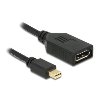 DeLOCK 65554 DisplayPort cable 0.21 m Mini DisplayPort Black