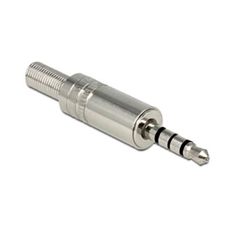 DeLOCK 65546 cavo di collegamento 3.5 mm Argento