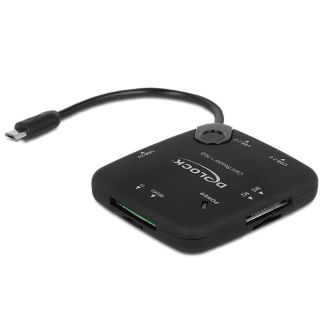 DeLOCK 65529 card reader USB 2.0 Black