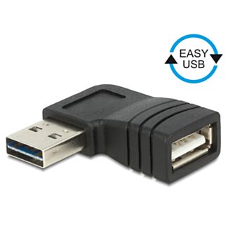 DeLOCK 65522 adattatore per inversione del genere dei cavi USB 2.0 A Nero