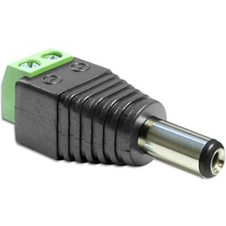 DeLOCK 65396 adattatore per inversione del genere dei cavi DC 2.1 x 5.5 mm 2p Nero, Verde