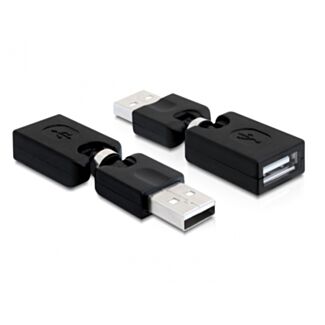 DeLOCK 65260 adattatore per inversione del genere dei cavi USB 2.0 A Nero