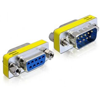 DeLOCK 65249 adattatore per inversione del genere dei cavi 9-p DSUB Argento