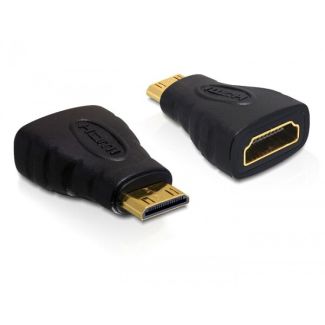 DeLOCK 65244 cable gender changer 19-p HDMI-C M 19-p HDMI-A F Black