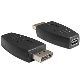 DeLOCK 65237 adattatore per inversione del genere dei cavi Displayport mini Displayport Nero