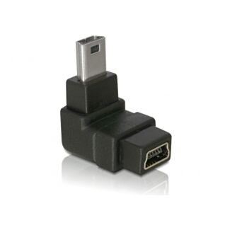 DeLOCK Adapter USB-B mini USB-B mini 5-pin Nero