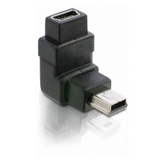 DeLOCK Adapter USB-B mini USB-B mini 5-pin Nero
