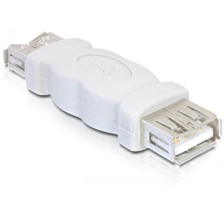 DeLOCK USB A Adapter USB 2.0 A FM Grey